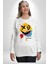 Smile Mood Xox Gülümseme Ruhu Erkek Kadın Unisex Dijital Baskılı Beyaz Sweatshirt 5