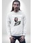 Michelagelo Modern Apollo Heykel Sokak Style Erkek Kadın Unisex Dijital Baskılı Beyaz Sweatshirt 3