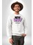 Sokak Style Yeni Dünya Yaratın Yenilik Yapın Erkek Kadın Unisex Dijital Baskılı Beyaz Sweatshirt 4