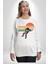 Uzay Adamı Tasarımı Erkek Kadın Unisex Dijital Baskılı Beyaz Sweatshirt 3