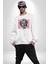 Özgün Ol.rönesans Heykel Erkek Kadın Unisex Dijital Baskılı Beyaz Sweatshirt 5