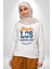 Atletic Los Angeles Erkek Kadın Unisex Dijital Baskılı Beyaz Sweatshirt 4