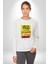 Aşk Meleği Sahte Melek Sus Erkek Kadın Unisex Dijital Baskılı Beyaz Sweatshirt 2