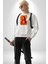 Yeni Nesil Monalisa Erkek Kadın Unisex Dijital Baskılı Beyaz Sweatshirt 3