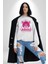 Neon Jungle Leopar Tasarım Erkek Kadın Unisex Dijital Baskılı Beyaz Sweatshirt 1