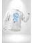Çin Sitili Ejderha Bereket Tanrısı Erkek Kadın Unisex Dijital Baskılı Beyaz Sweatshirt 3
