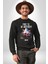 Farklı Olmak Zorundayım Erkek Kadın Unisex Dijital Baskılı Siyah Sweatshirt 3