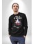 Farklı Olmak Zorundayım Erkek Kadın Unisex Dijital Baskılı Siyah Sweatshirt 4