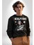 Michelagelo Modern Apollo Heykel Sokak Style Erkek Kadın Unisex Dijital Baskılı Siyah Sweatshirt 3