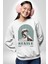 Statü Davut Heykeli Erkek Kadın Unisex Dijital Baskılı Beyaz Sweatshirt 4