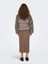 Onlwanja Fur Puffer Mıx Jacket cc Otw Kadın Deri Mont ve Ceket 15292945 Walnut 3