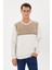Kadife Selanik Parça Desenli Bisiklet Yaka Sweatshirt- KS-1672 1