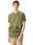 Erkek Yeşil Standart Fit T-Shirt 1