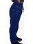 Erkek Çocuk Jean Pantolon Bağcıklı Paçası Lastikli 1.5-5 Yaş, Koyu Mavi 5