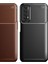 Realme 7 Kılıf Negro Silikon Kapak-Kahverengi 4