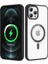Apple iPhone 12 Pro Kılıf Magsafe Wireless Şarj Özellikli Silikon Ege Kapak-Siyah 1