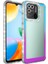 Nova Global Xiaomi Redmi 10C Kılıf Simli ve Renk Geçiş Tasarımlı Lens Korumalı Park Kapak-Mavi-Mor 1