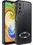Galaxy A54 Kılıf Kamera Korumalı Logo Gösteren Omega Kapak-Siyah 1