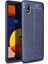 Galaxy A01 Core Kılıf Niss Silikon Kapak-Lacivert 1
