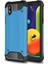 Galaxy A01 Core Kılıf Crash Silikon Kapak-Mavi 1