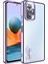 Xiaomi Redmi Note 10 Pro Kılıf Kamera Korumalı Logo Gösteren Omega Kapak-Lila 1