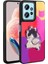Xiaomi Redmi Note 12 4g Kılıf Parlayan Kabartmalı Ikonik Figürlü Amas Silikon Kapak-Mor 1