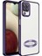 Galaxy M12 Kılıf Kamera Korumalı Logo Gösteren Omega Kapak-Derin Mor 1