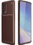 Oppo Reno 5 Pro 5g Kılıf Zore Negro Silikon Kapak-Kahverengi 1