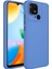 Xiaomi Redmi 10C Kılıf Metal Çerçeve ve Buton Tasarımlı Silikon Luna Kapak-Lavendery Gray 1