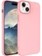 Apple iPhone 15 Kılıf Lsr Lansman Kapak - Pembe Açık 1