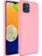 Samsung Galaxy A03 Kılıf Mara Lansman Kapak - Pembe Açık 1