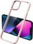 Apple iPhone 12 Pro Max Uyumlu Krom Kapak - Pembe Açık 1