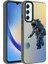 Samsung Galaxy A24 Kılıf Desenli Dragon Sert Kapak - Astronot 1