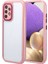 Galaxy A32 4g Kılıf Kamera Korumalı Renkli Kenar ve Çerçeve Tasarımlı Vitamin Kapak-Mürdüm 1