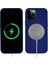 iPhone 13 Pro Max Uyumlu Silksafe Wireless Kapak-Mavi 1