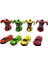 Otomatik Robota Dönüşen Araba Transformers 4 Lü Set 12CM 1