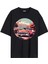 Arabalı Tshirt Ön Baskılı T-Shirt Bisiklet Yaka Siyah Unisex Tişört ARABA43 1