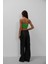 Ince Askılı Yeşil Crop Top 5