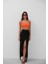 Ince Askılı Turuncu Crop Top 1
