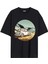 Arabalı Tshirt Ön Baskılı T-Shirt Bisiklet Yaka Siyah Unisex Tişört ARABA25 1