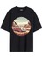 Arabalı Tshirt Ön Baskılı T-Shirt Bisiklet Yaka Siyah Unisex Tişört ARABA29 1