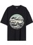Arabalı Tshirt Ön Baskılı T-Shirt Bisiklet Yaka Siyah Unisex Tişört ARABA32 1