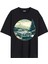 Arabalı Tshirt Ön Baskılı T-Shirt Bisiklet Yaka Siyah Unisex Tişört ARABA41 1