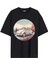 Arabalı Tshirt Ön Baskılı T-Shirt Bisiklet Yaka Siyah Unisex Tişört ARABA34 1