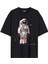 Karısık Tshirt Tasarımı Ön Baskılı T-Shirt Bisiklet Yaka Siyah Unisex Tişört KARISIK35 1