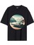 Arabalı Tshirt Ön Baskılı T-Shirt Bisiklet Yaka Siyah Unisex Tişört ARABA26 1
