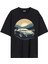 Arabalı Tshirt Ön Baskılı T-Shirt Bisiklet Yaka Siyah Unisex Tişört ARABA30 1