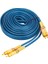 Byrdrp 2 Rca + 2 Rca 4.5 Metre Mavi̇ Oto Anfi̇ Ara Kablo (4172) Byrnew 1