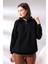 Klesa Kadın 2 Iplik Şardonlu Yarım Fermuarlı Sweatshirt 5