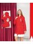 Almines Pijama Peluş Yılbaşı Temalı Sabahlık 1